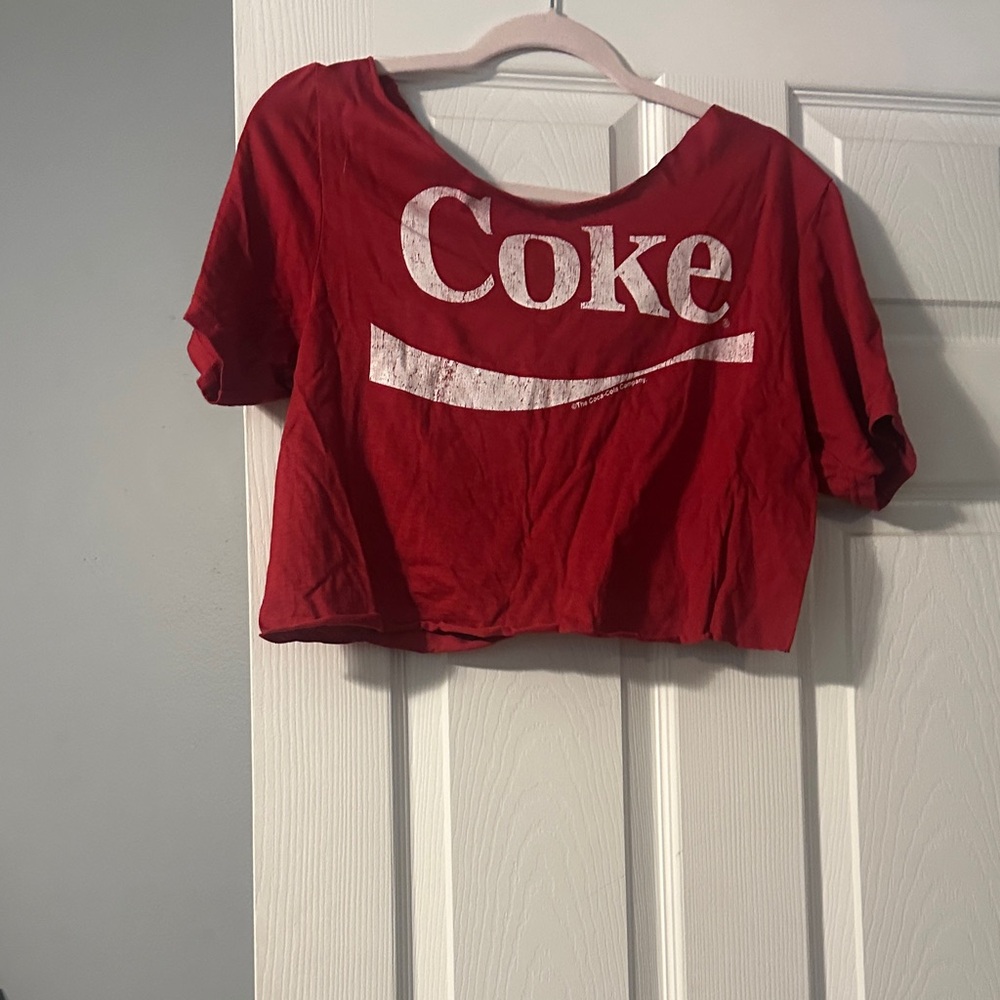 Red Crop Top Coke